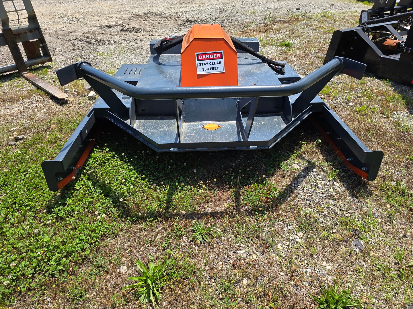 Brushcutter mower attachment orange